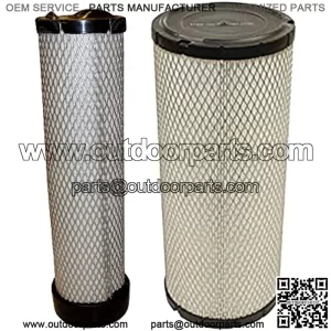 Inner Outer Air Filter Set Fits John Deere 1600 1620 3120 3203 3320 3520 3720