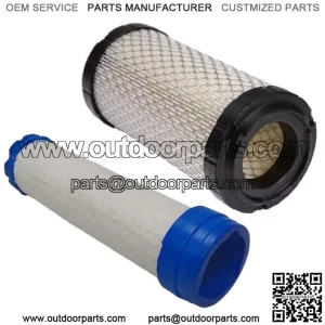 Inner Outer Air Filter for John Deere HPX615E HPX815E / Military 4X4 6X4 Gator