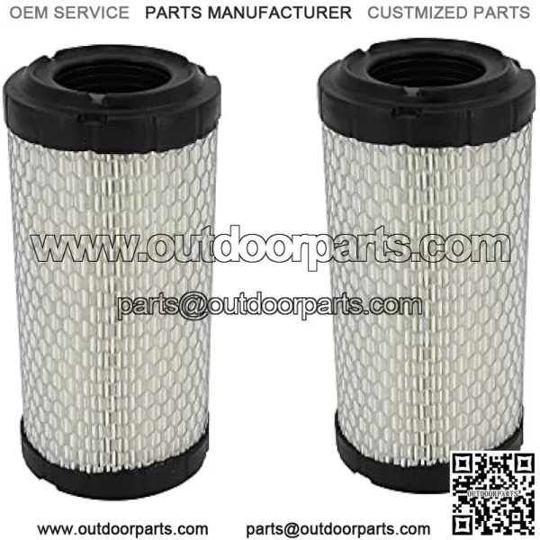 M113621 Air Filter Compatible with Baldwin RS3715 Fleetguard AF25550 John Deere M113621 NAPA6449 (Pack of 2)