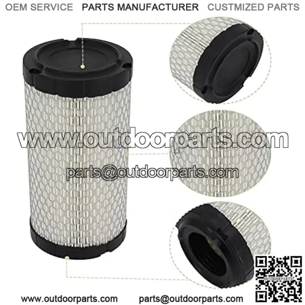 M113621 Air Filter Compatible with Baldwin RS3715 Fleetguard AF25550 John Deere M113621 NAPA6449 (Pack of 2) - Image 3
