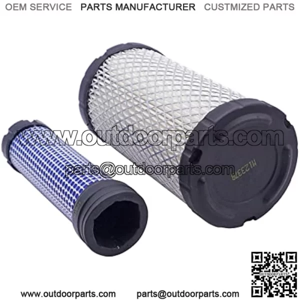 Inner & Outer Air Filters Set M113621 M123378,Air Filter Element Compatible with 1023E 1026R 1200 1720 1725 2030A 2210 2500,Replaces Kawasaki 11013-7029 11013-7048 - Image 5