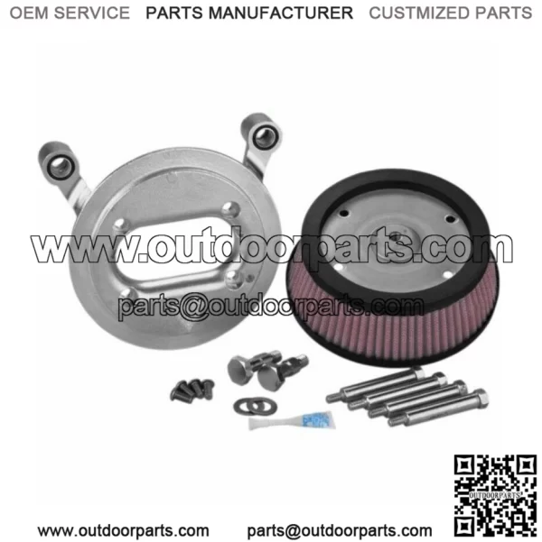 Natural Big Sucker Air Cleaner Filter Kit Harley Early EFI Touring (For: Harley-Davidson)