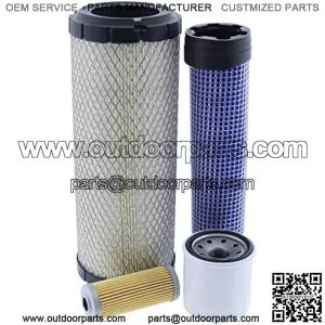 Filter Kit M806418 M801101 M131802 M131803 for John Deere 2305 Compact Utility Tractor