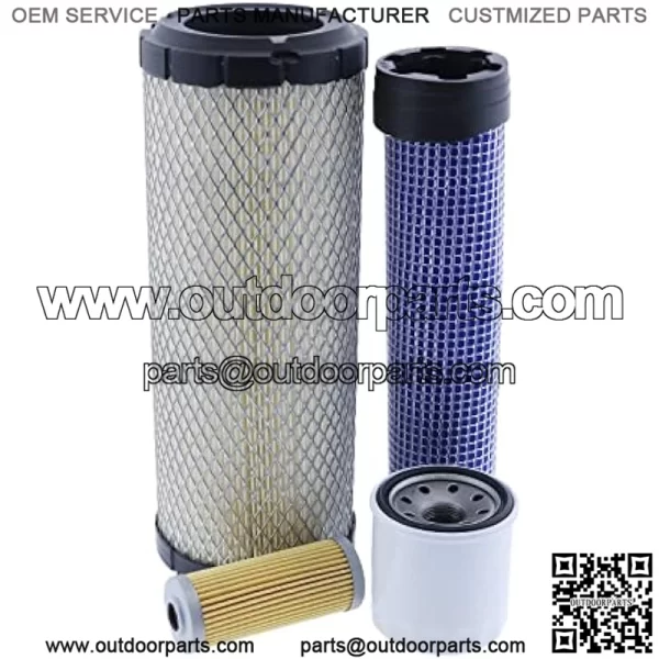Filter Kit M806418 M801101 M131802 M131803 for John Deere 2305 Compact Utility Tractor