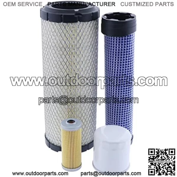 Filter Kit M806418 M801101 M131802 M131803 for John Deere 2305 Compact Utility Tractor - Image 2