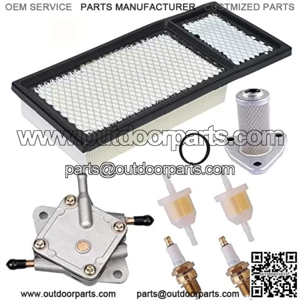 72368G01 Air Filter Golf Cart Tune Up Kit for Compatible with EZGO Medalist TXT 1991- 2008 295/350cc 4 Cycle Robins Motor 295cc 350cc with 72084-G01 Fuel Filter 72021-G01 Fuel Pump Spark Plug Kit