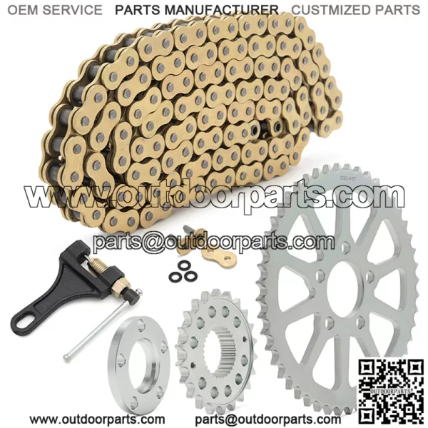 Motorcycle Chain Drive Conversion Kit For Harley Softail / Dyna 2018-up