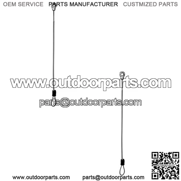 E-M159508SET Tailgate Cable (2 Pcs) Fits John Deere Fits Gator HPX615E HPX815E