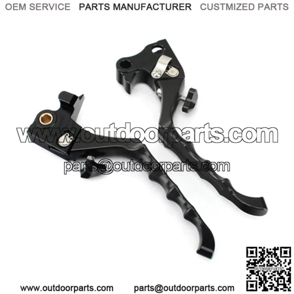 CNC Billet Aluminum Motorcycle Harley Brake Clutch Levers - Image 3