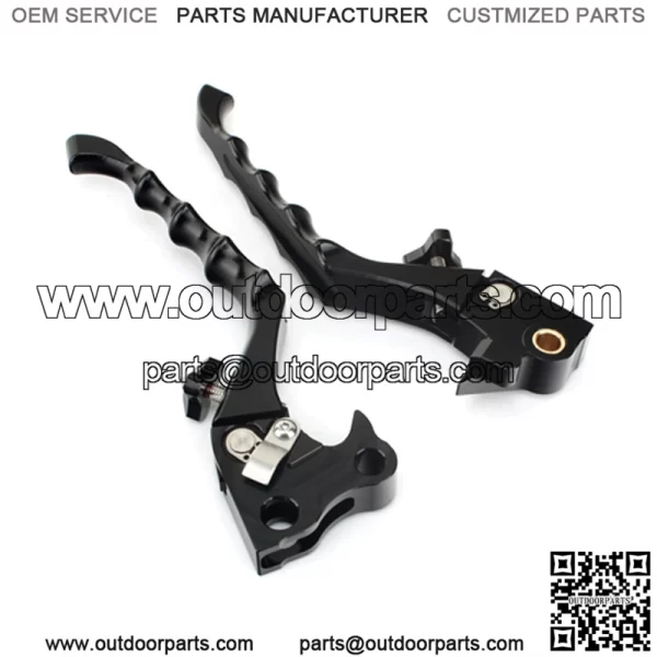 CNC Billet Aluminum Motorcycle Harley Brake Clutch Levers - Image 4