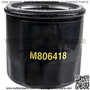 John Deere M806418 John Deere Oil Filter 1023E, 1025R, 1026R, 2210, 4010,755, HPX-DIESEL GATOR,455 LAWN MOWER, X495, X740, X748, and 1435 FRONT MOWER