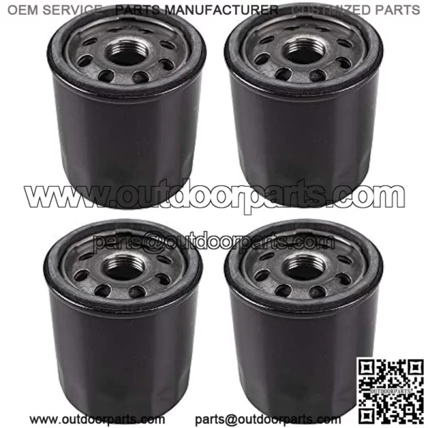 4pk Oil Filter Replaces John Deere AM107423 Kawasaki 49065-2078 Club Car 1016467 Robin 261-65902-A0 Onan 122-0737-03 Cub Cadet 490-201-0001