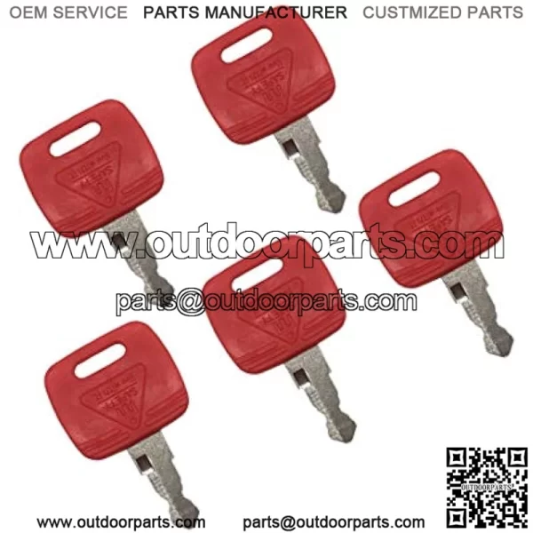 5 PCS RE183935 RE71557 Ignition Key for John Deere Tractor - Image 3
