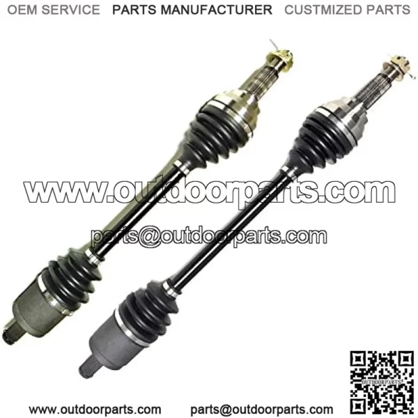 2 Front CV Axles Left Right Compatible with John Deere 2006-2017 Gator HPX 4x4; 2007-2010 Gator XUV 620i 850D