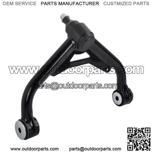Front Upper Control Arms 2-4?? for 2000-2010 Chevy GMC 2500 3500 HD Black - Image 2