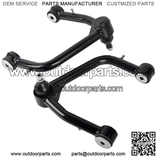 Front Upper Control Arm 2-4"Lift For 19-22 GMC Sierra 1500 Chevy Silverado Black