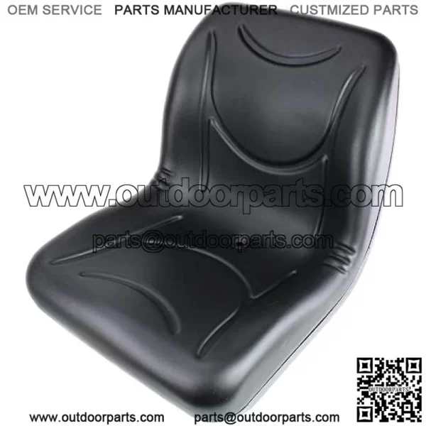 E-AM129970 Black Seat for John Deere Gator w/Drain Hole (M-Gator, E, Turf, TX 4X2, TH Turf, XUV550, 4X4 HPX, 4X2 Trail, 6X4 Trail ++)