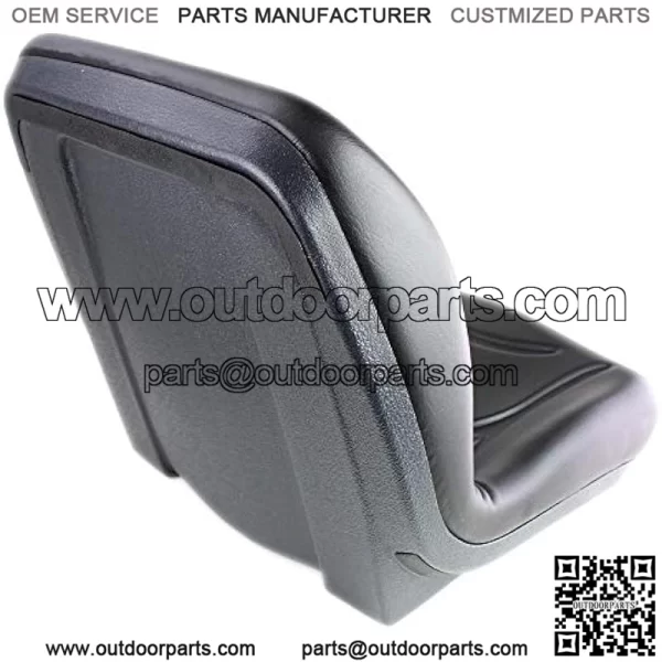 E-AM129970 Black Seat for John Deere Gator w/Drain Hole (M-Gator, E, Turf, TX 4X2, TH Turf, XUV550, 4X4 HPX, 4X2 Trail, 6X4 Trail ++) - Image 2