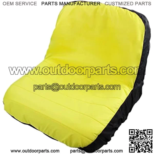E-P92324 Yellow Seat Cover Used W/ Seats with 15" Backrest for John Deere 4X2 Gator (s/n 019951>), CS Gator (s/n 040000>), TS 4X2 Gator