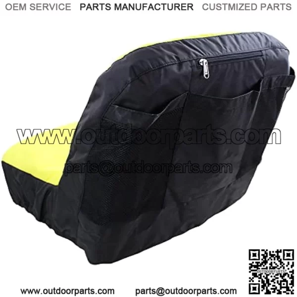 E-P92324 Yellow Seat Cover Used W/ Seats with 15" Backrest for John Deere 4X2 Gator (s/n 019951>), CS Gator (s/n 040000>), TS 4X2 Gator - Image 2
