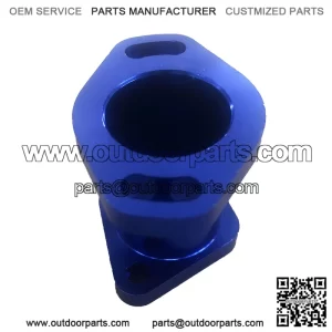 48mm blue Aluminum Racing Intake Manifold For Predator 212cc GX200 196cc Mini Bike Go Kart