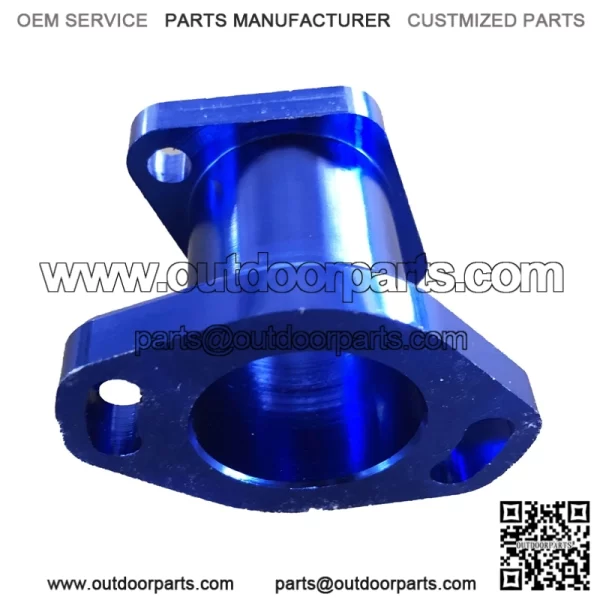 48mm blue Aluminum Racing Intake Manifold For Predator 212cc GX200 196cc Mini Bike Go Kart - Image 2