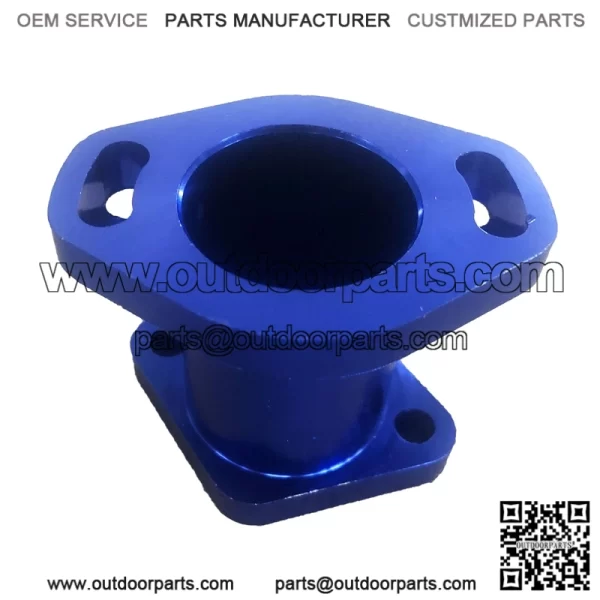 48mm blue Aluminum Racing Intake Manifold For Predator 212cc GX200 196cc Mini Bike Go Kart - Image 3