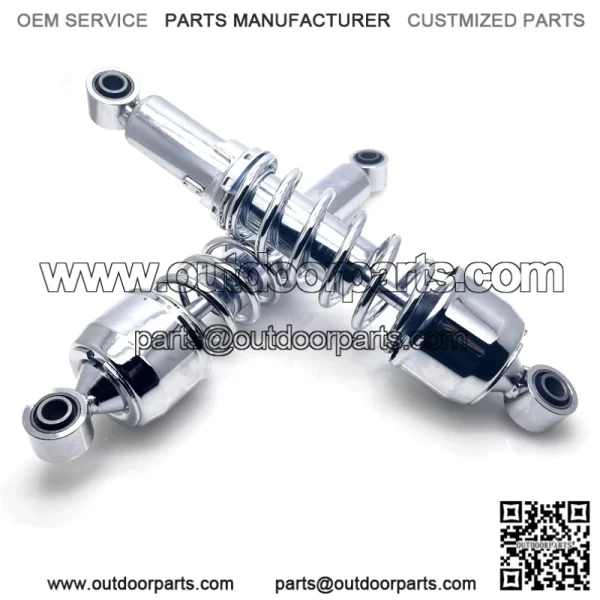 13" Chrome Plated Harley Touring Rear Shock Absorber - Image 2