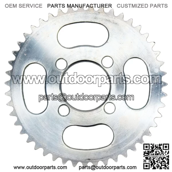25H 99mm Steel Rear Chain Sprocket, 47T Inner Hole 29mm Chainring Sprocket Gear for Electric Scooter Sprocket Accessories 25H 47T