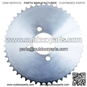 Go Kart Sprocket, 48 Tooth 50.8mm for #41/420 Chain, Sprocket for Go Carts & Mini Bikes