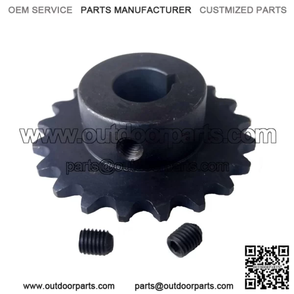 20T Tooth #35 Sprocket Gear with 5/8" Bore for Jackshaft Mini Bike Go Kart - Image 2