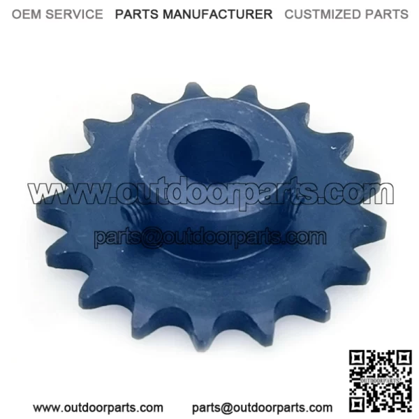 17T jackshaft sprocket #40/41/420 5/8" bore - Image 4