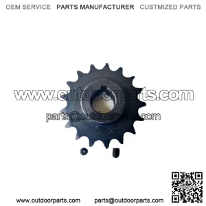 17T jackshaft sprocket #40/41/420 3/4" bore