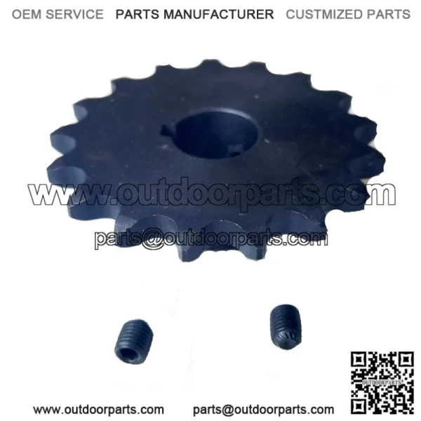 17T jackshaft sprocket #40/41/420 3/4" bore - Image 4