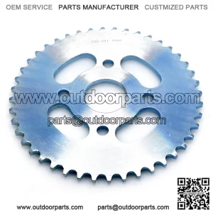 44T 40mm #420 Silver Sprocket