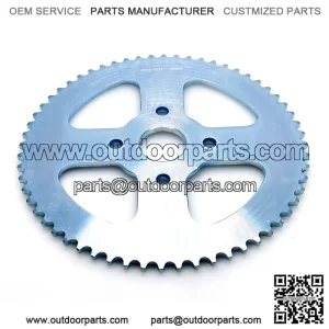 60T 40mm #420 Silver Sprocket