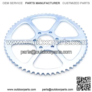 Upgrade #35 Chain 60 Tooth Rear Drive Sprocket Cog for 98cc 3.5hp Coleman CT100U CC100X Baja Hensim Doodle Bug DB30 Motovox MBX10 MBX11 MM-B80 Classic 1000w Electric Mini Bike Go Kart Parts