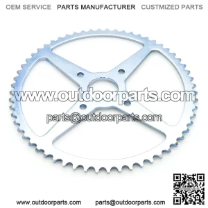 60T 40mm #420 Blue and White Plated Sprocket