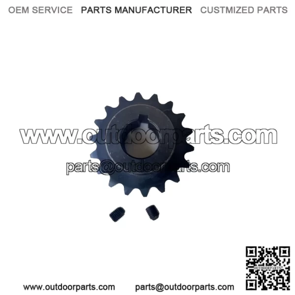 18T Tooth #35 Sprocket Gear with 3/4" Bore for Jackshaft Mini Bike Go Kart - NEW (T shape)