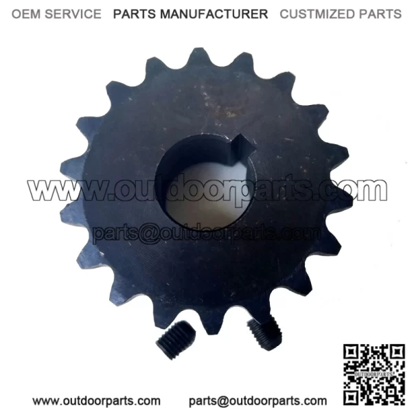 18T Tooth #35 Sprocket Gear with 3/4" Bore for Jackshaft Mini Bike Go Kart - NEW (T shape) - Image 3