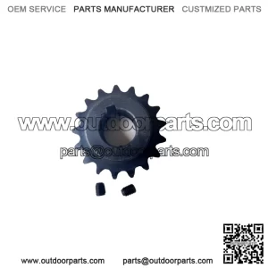 17 Tooth 35 Chain 3/4 Bore Jackshaft "B" Sprocket (T shape)
