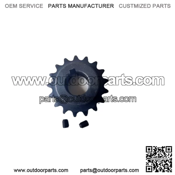 17 Tooth 35 Chain 3/4 Bore Jackshaft "B" Sprocket (T shape)