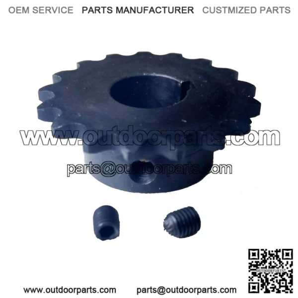 17 Tooth 35 Chain 3/4 Bore Jackshaft "B" Sprocket (T shape) - Image 4