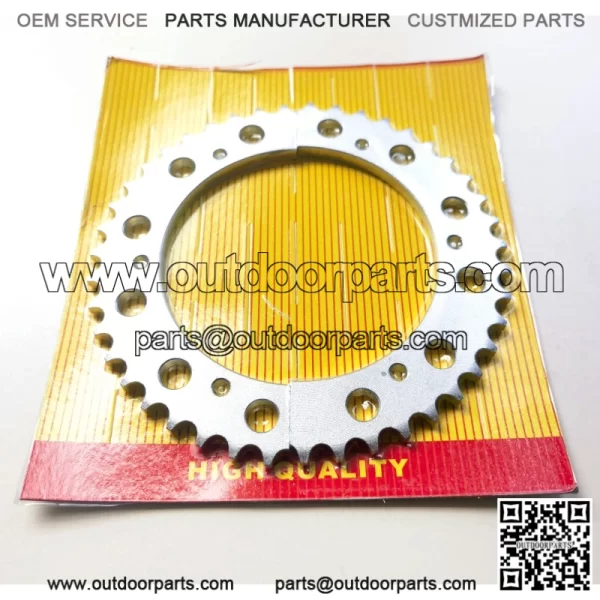 43T #428 (big hole split silver) sprocket - Image 2