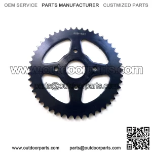48T 40mm #420 4 holes (black four sides hollow) sprocket