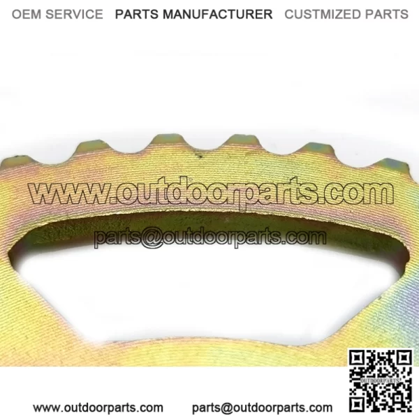 40T 40mm #35 Plated Four Side Hollow Out Sprocket - Image 3