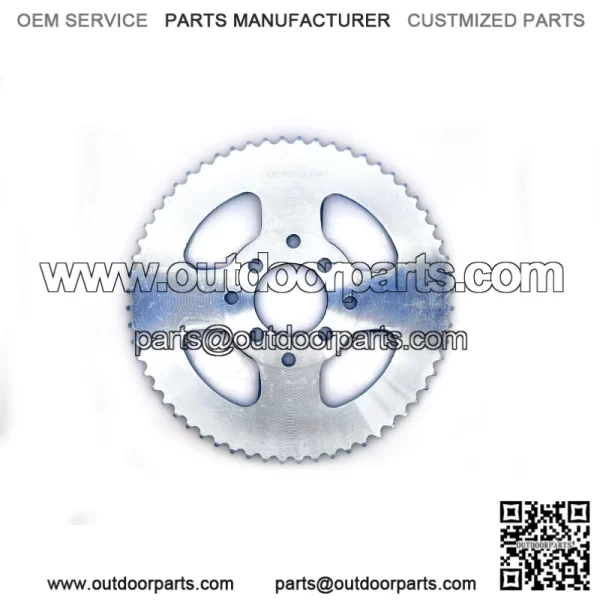 40/41/ 420 Chain 60T 2-1/8" Bore Sprocket with Master Link for Go Kart Mini Bike