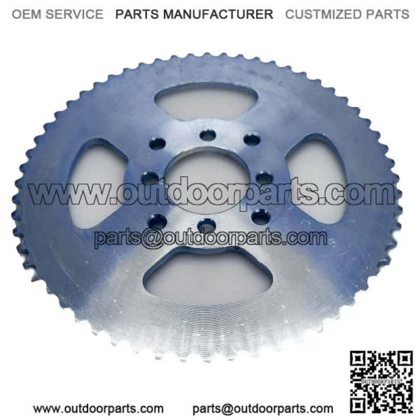 40/41/ 420 Chain 60T 2-1/8" Bore Sprocket with Master Link for Go Kart Mini Bike - Image 3