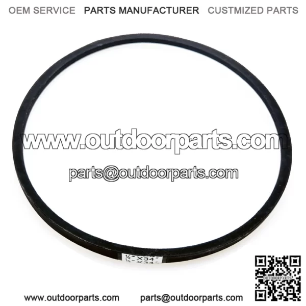 Snowblower Thrower Traction Drive Belt 1/2" x 34 1/2" Replacement for AYP 179092, 419744, 532179092, 532416954, 532419744 925 927 1130 5524 10527 11524 14527 15530 ST261 ST276