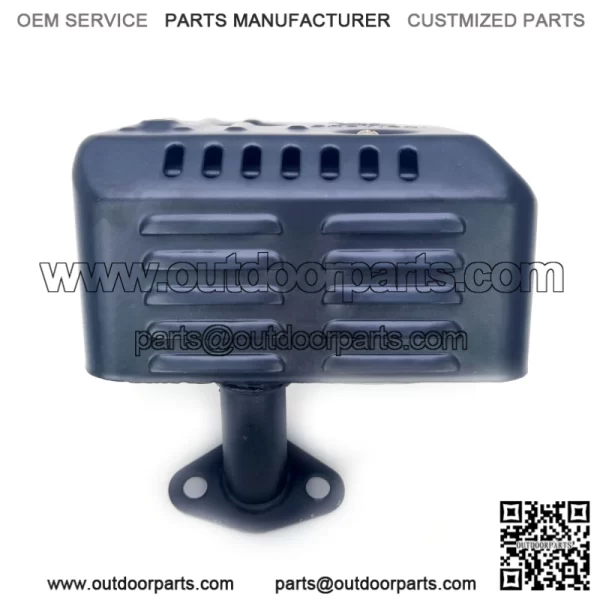 Replacement Gx160 5.5hp Gx200 6.5hp Muffler Exhaust Assembly with Exhaust-U type with holes - Image 4